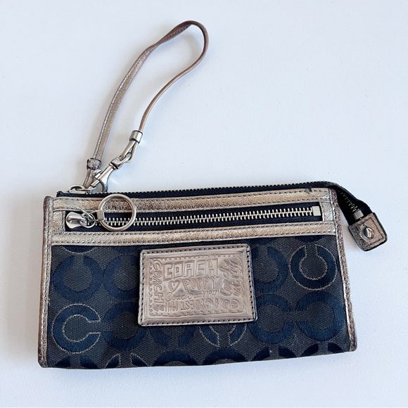 Coach Poppy Wristlet Wallet - Picture 1 of 4